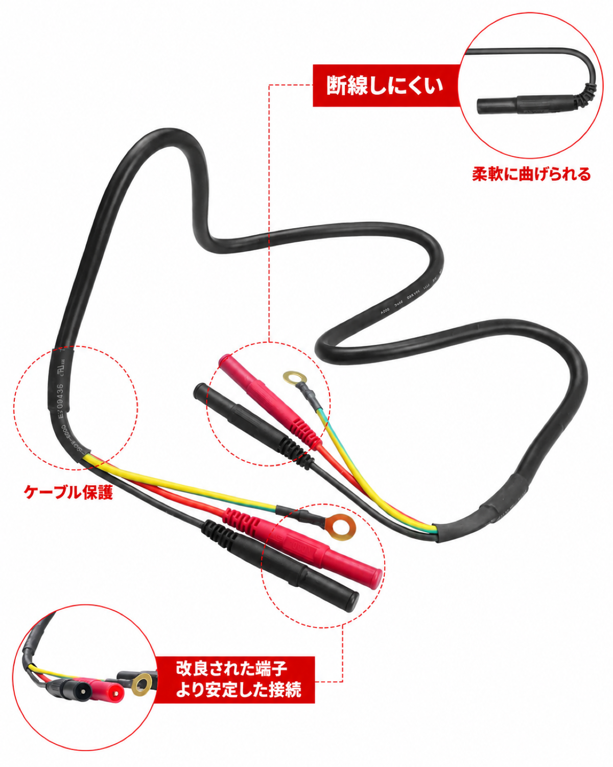 Kareyou 発電機用並列接続ケーブル 同一機種2台接続用 並列運転対応 銅線採用 オス－オス 最大AC120V